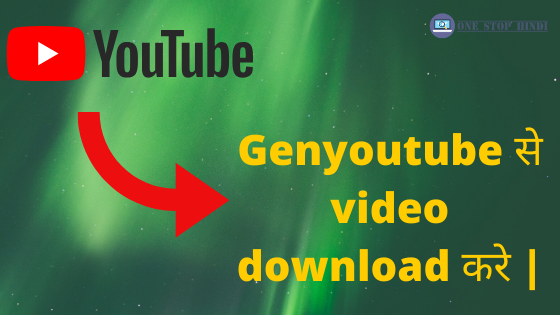 genyoutube video download